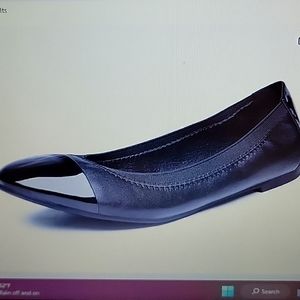 Dream Pairs Sole Flex black foldable Two tone ballerina walking flats sz 9 NEW…
